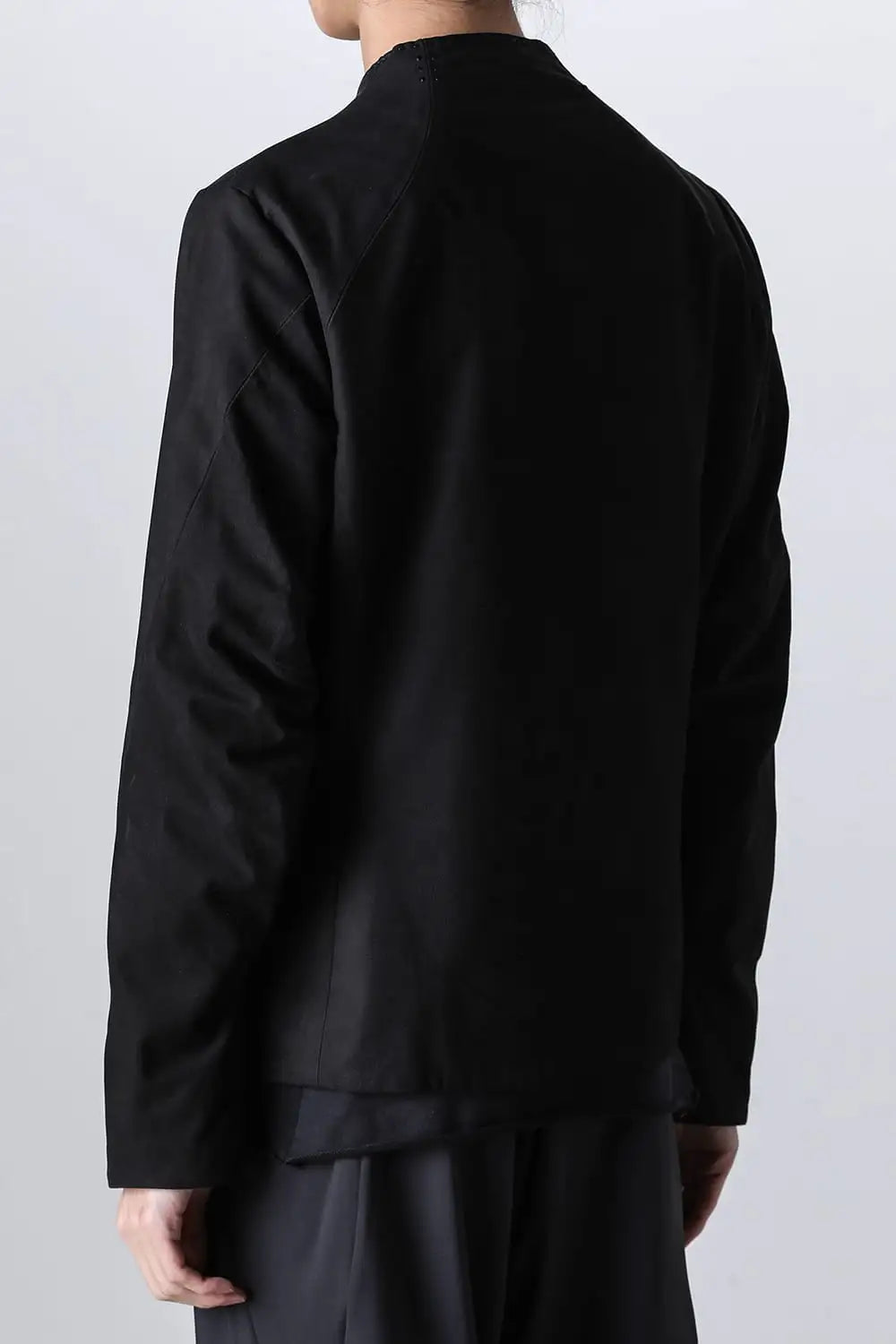 Jacket soft nubuck cow leather Black