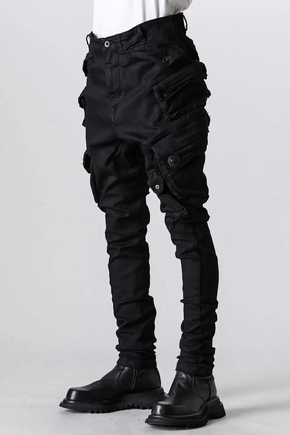 10.5oz Stretch Denim Gas Mask Skinny Pants