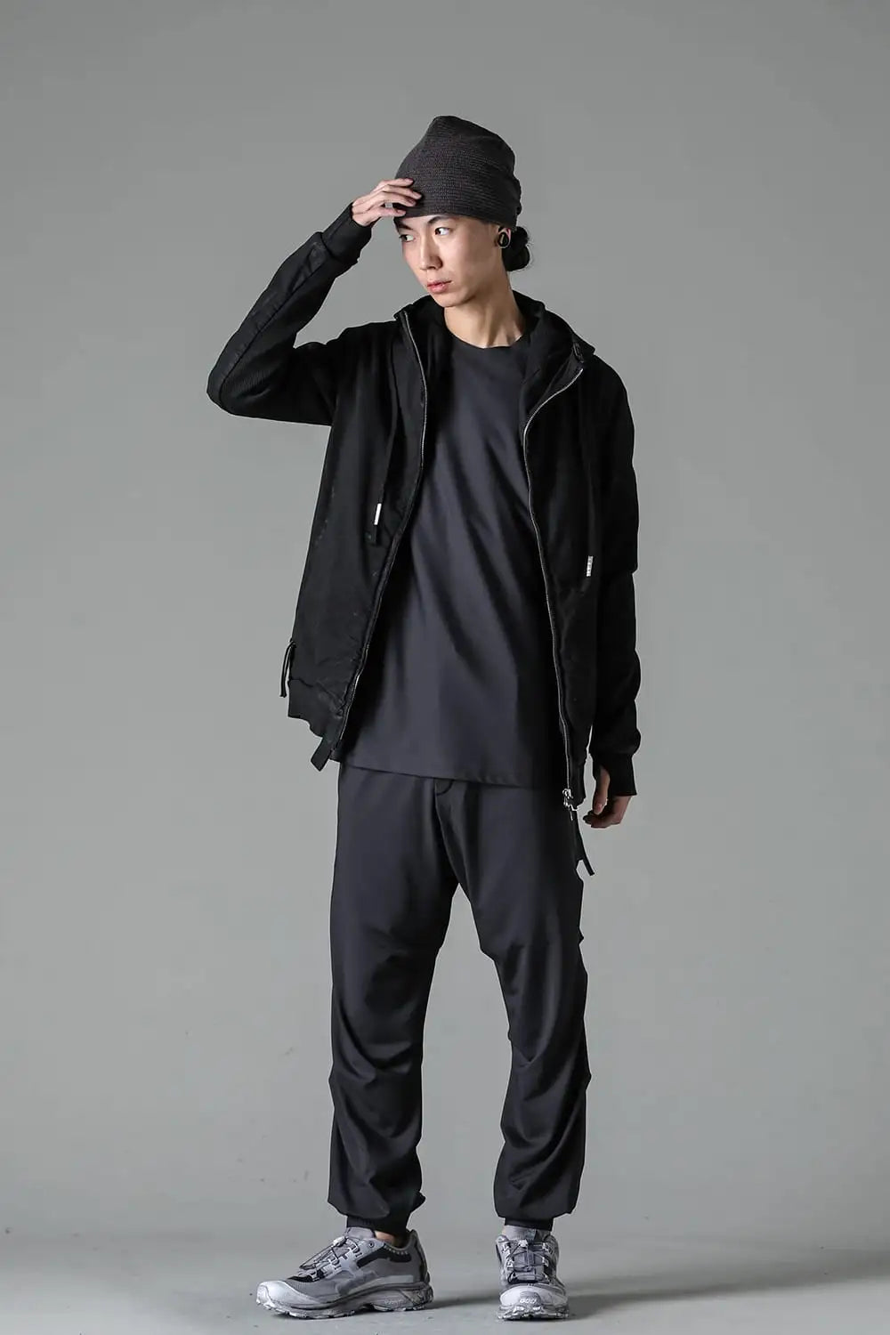 ロングスリーブ ハイブリット ヤーン ジャージー