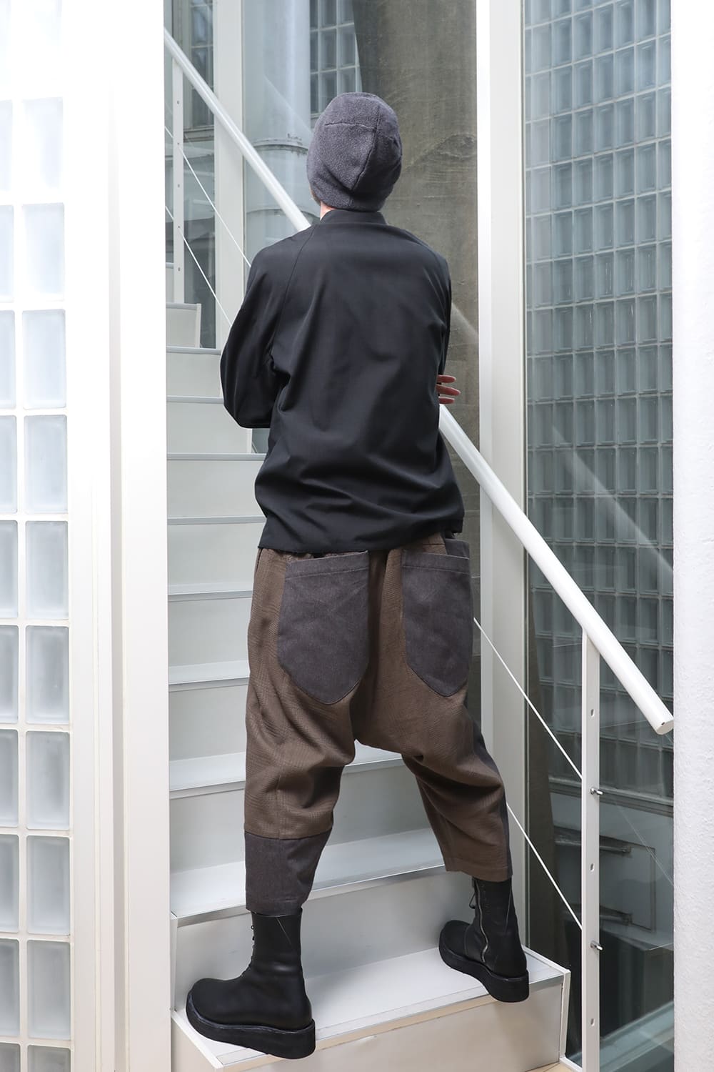 シャツ ルーズフィット サンドブラスト シルク コットン