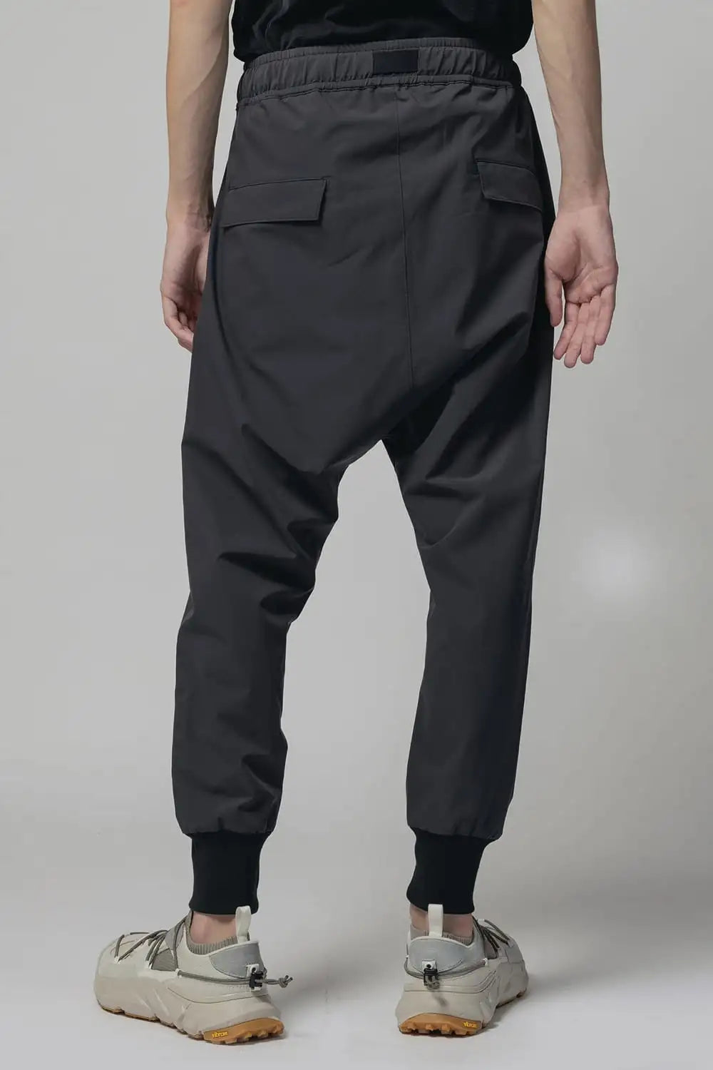 Water-Repellent Ribed Pants  Dark Gray