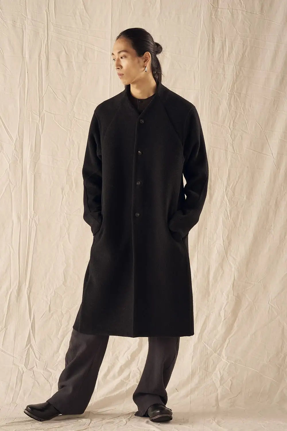 Coat hand sewing wool super 120’s / bamboo