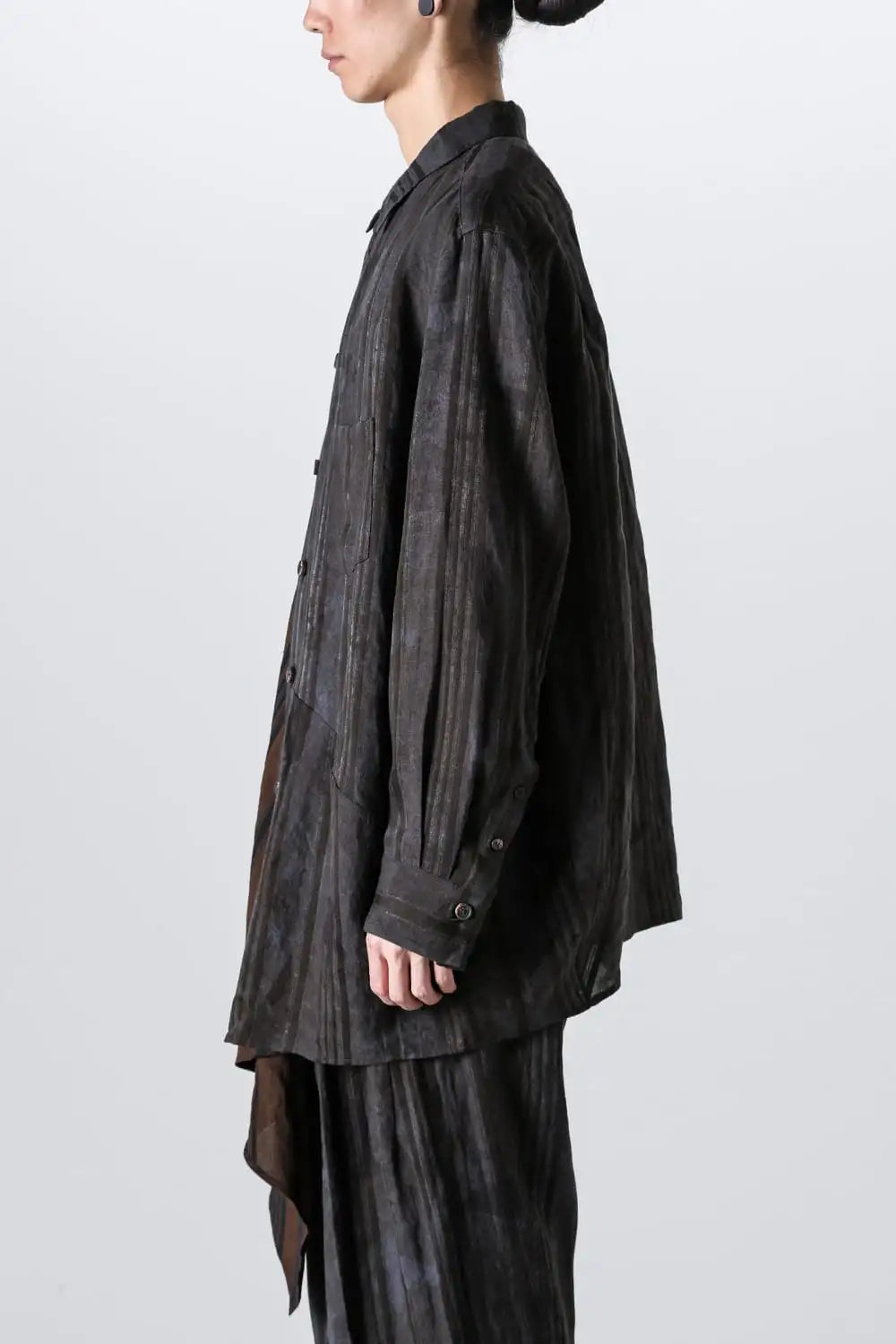 Asymmetic Paneled Shirt