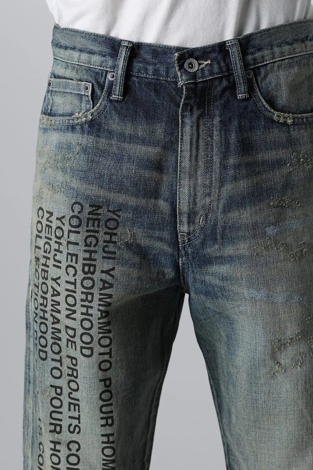 NEIGHBORHOOD x Yohji Yamamoto Denim Pants Indigo
