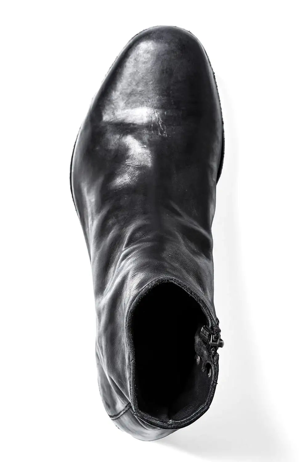 incarnation × DEVOA Boots Horse leather garment dyed Black