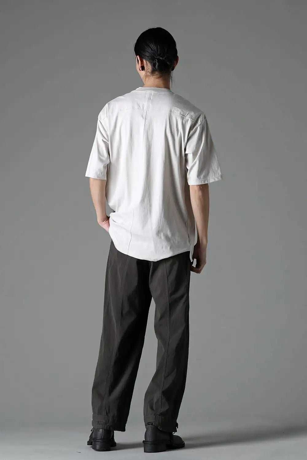 Cotton Jersey Pocket T-shirt  L.Gray