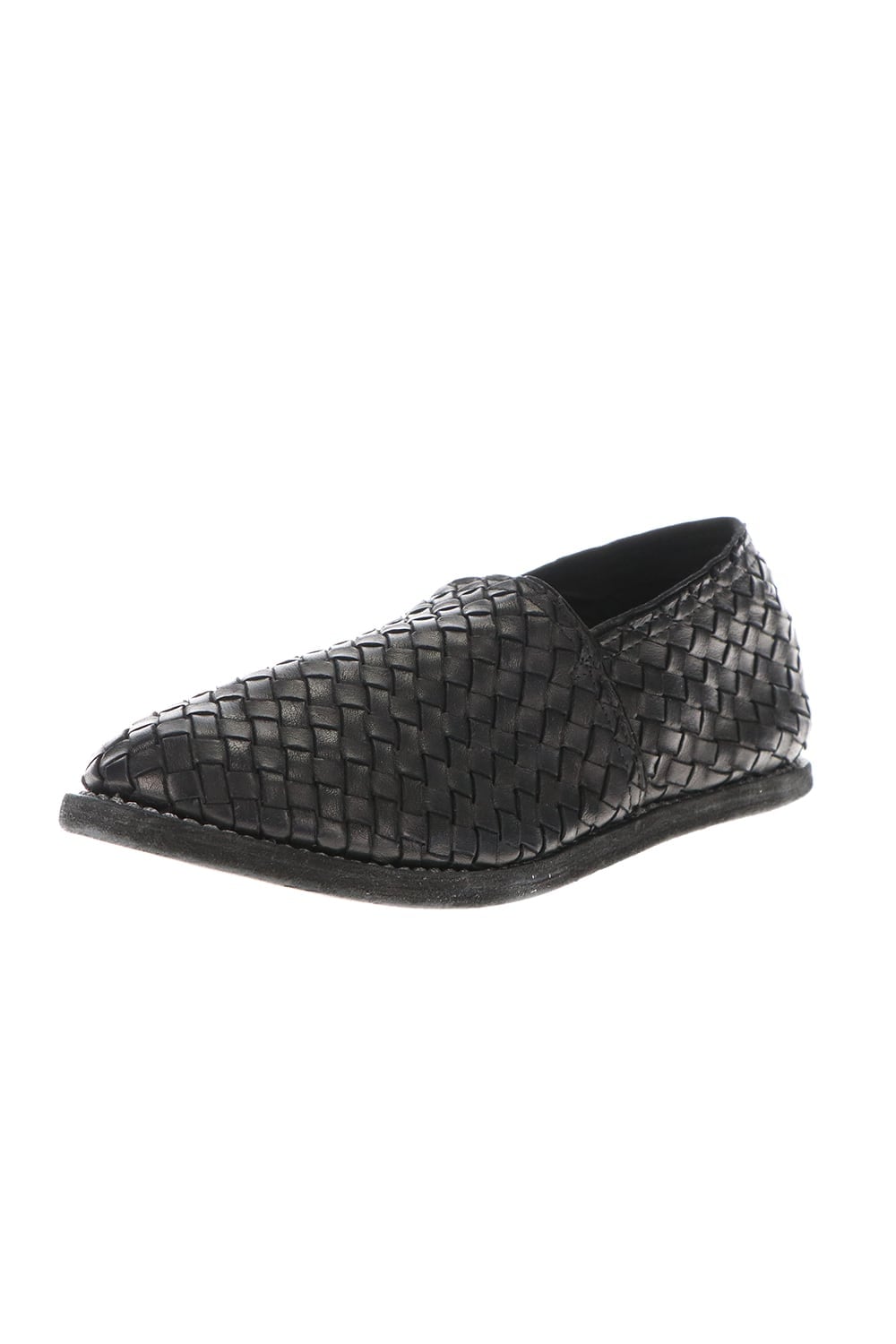 Woven Slip on - Kangaroo Full Grain