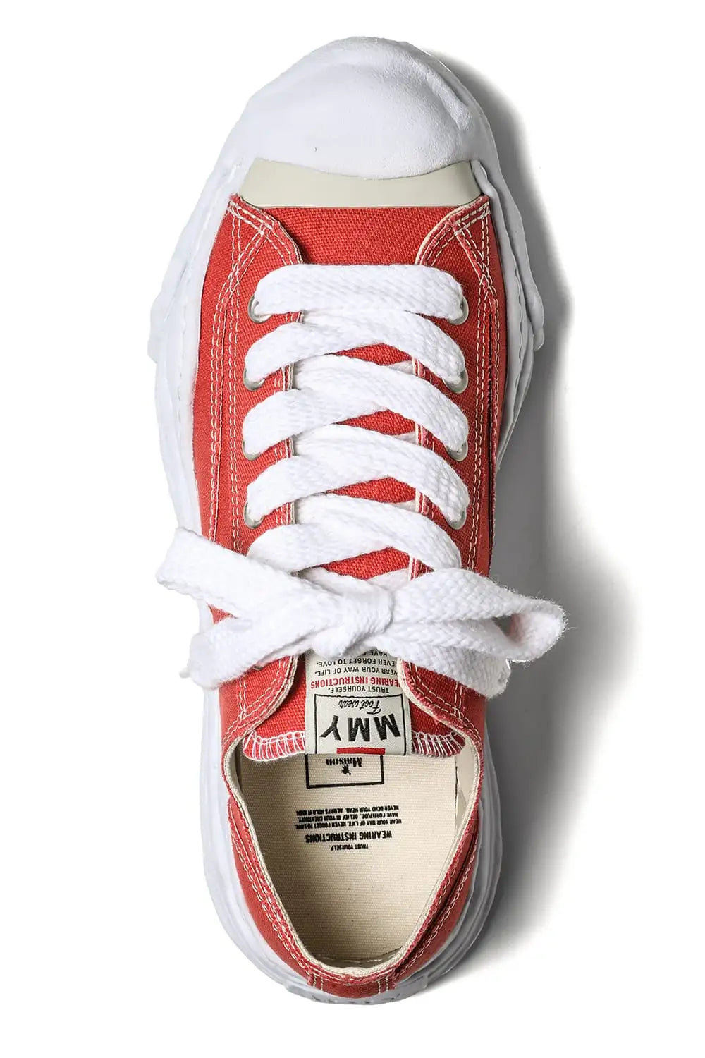 HANK Original sole Toe cap sneaker LOW canvas Orange