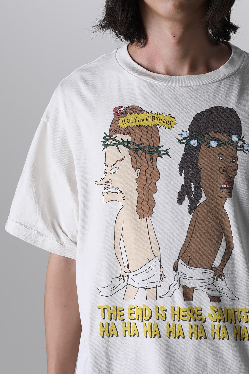 DENIM TEARS × ©SAINT M×××××× HLY&VIRTS Short sleeve T-shirt