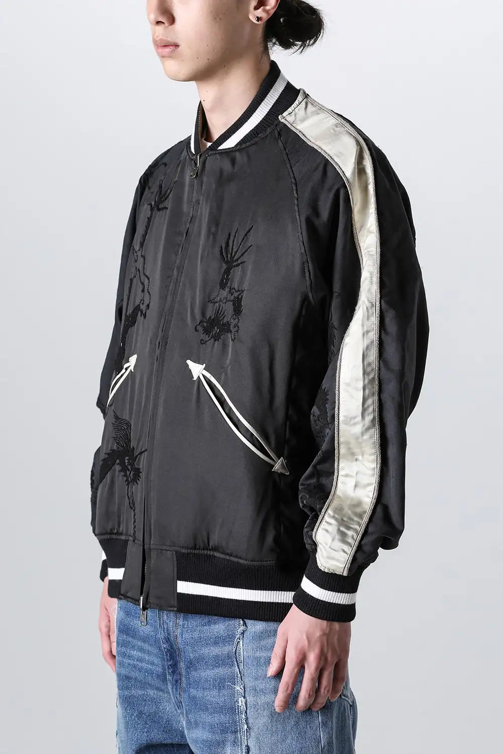 Nothing Reversible Souvenir Jacket Khaki/Black