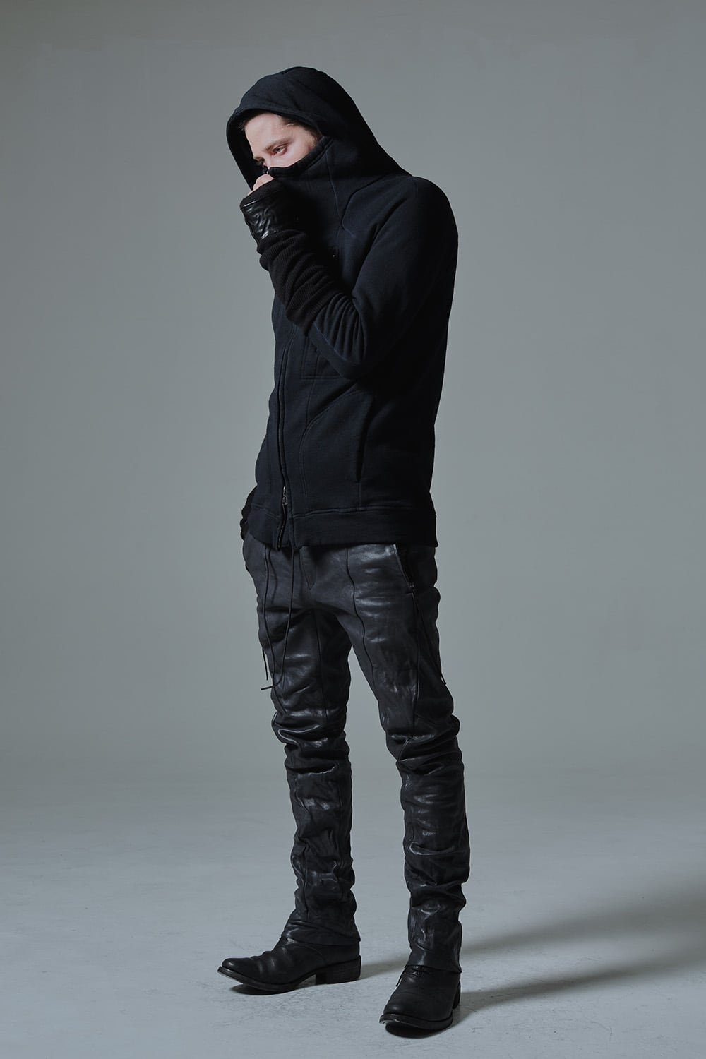 Fleece cold dyed Parka - ST101-0049A Navy