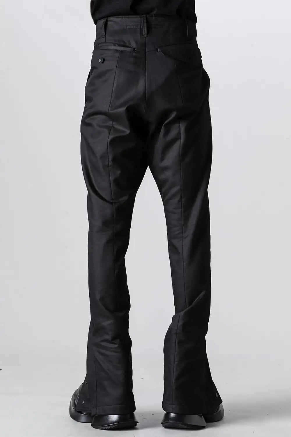 Viscose/Cotton Heavy Satin Snap Pants