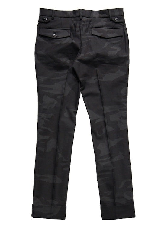 GalaabenD  15SS Back Satin Stretch Woodland Camo Pants