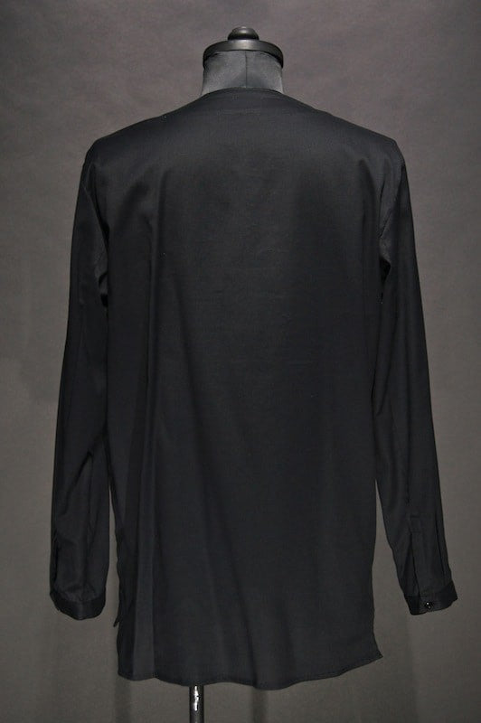 GalaabenD 15SS Lace up Shirt BLACK