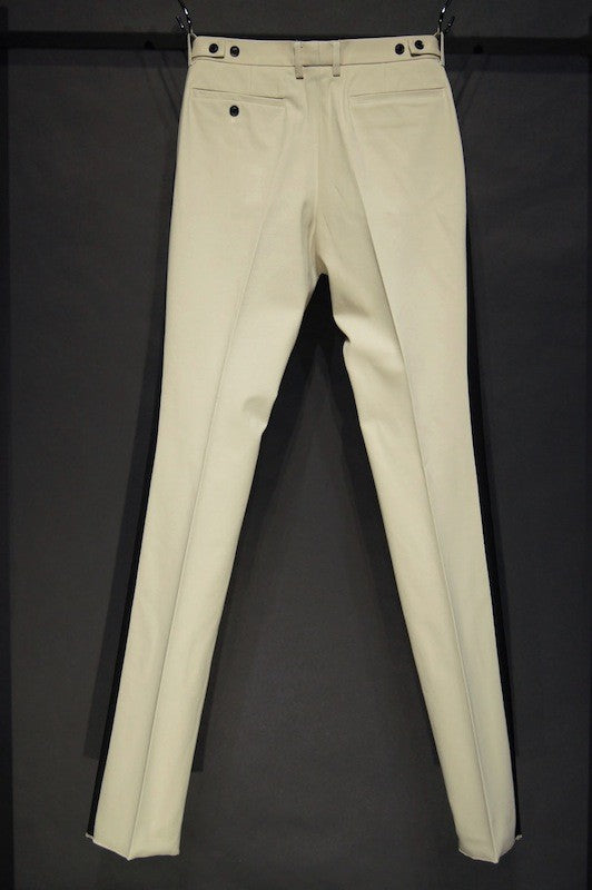 GalaabenD  16SS COOL MAX Sideline Slacks BEIGE×BLACK