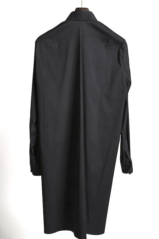 GalaabenD (ガラアーベント) 16SS C/Ny ブロードクロスストレッチロングシャツ