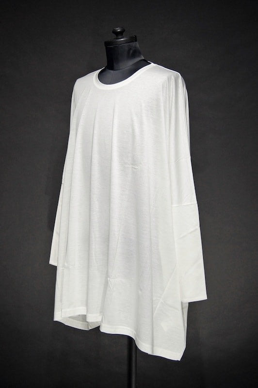 GalaabenD  16SS Ly/C Plain stitch Bio Silket Cut Sew OFF WHITE