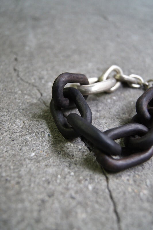 Parts of Four Toggle Chain Bracelet (S)