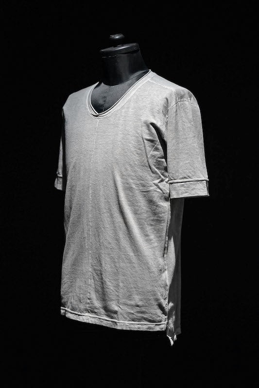 The Viridi-anne  16SS Cold dye cut sew S/S L.GRAY