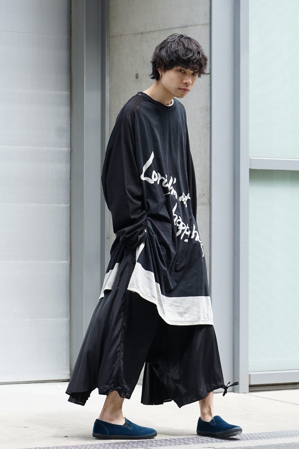 Rayon Cotton Poplin W-sarrouel KARASU Pants 