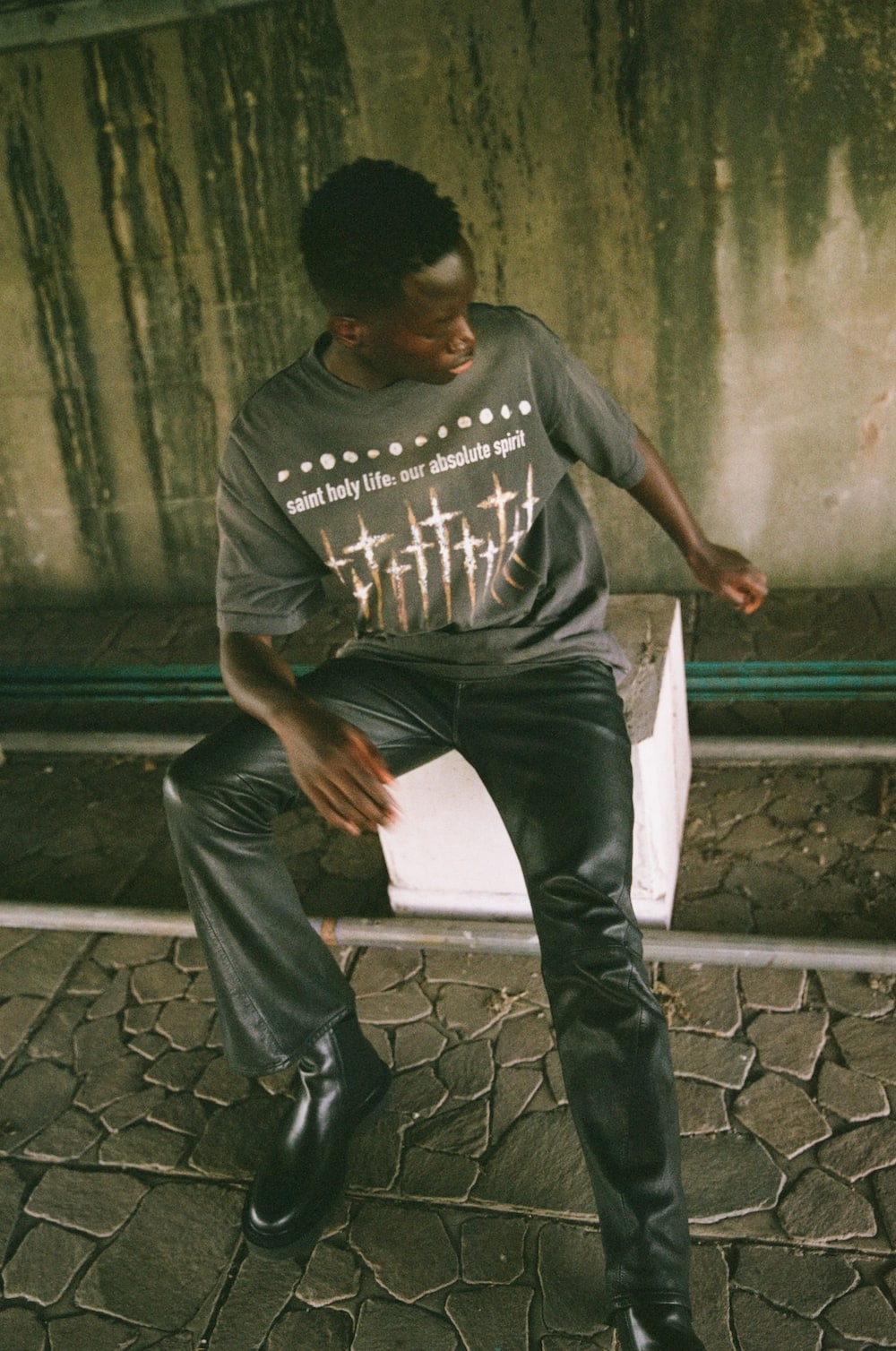 FORSOMEONE × ©SAINT M×××××× GOD Short sleeve T-shirt