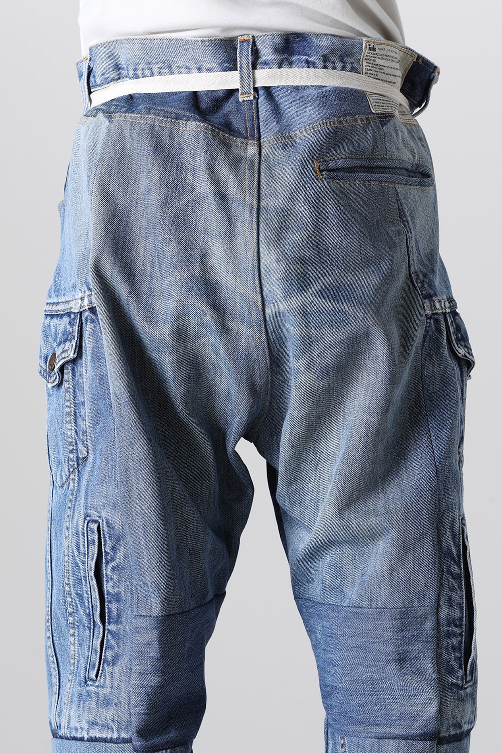 Denim Cargo Pants - L2