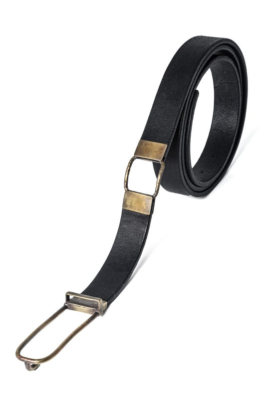 Belt GUIDI Cow leather 25mm Black