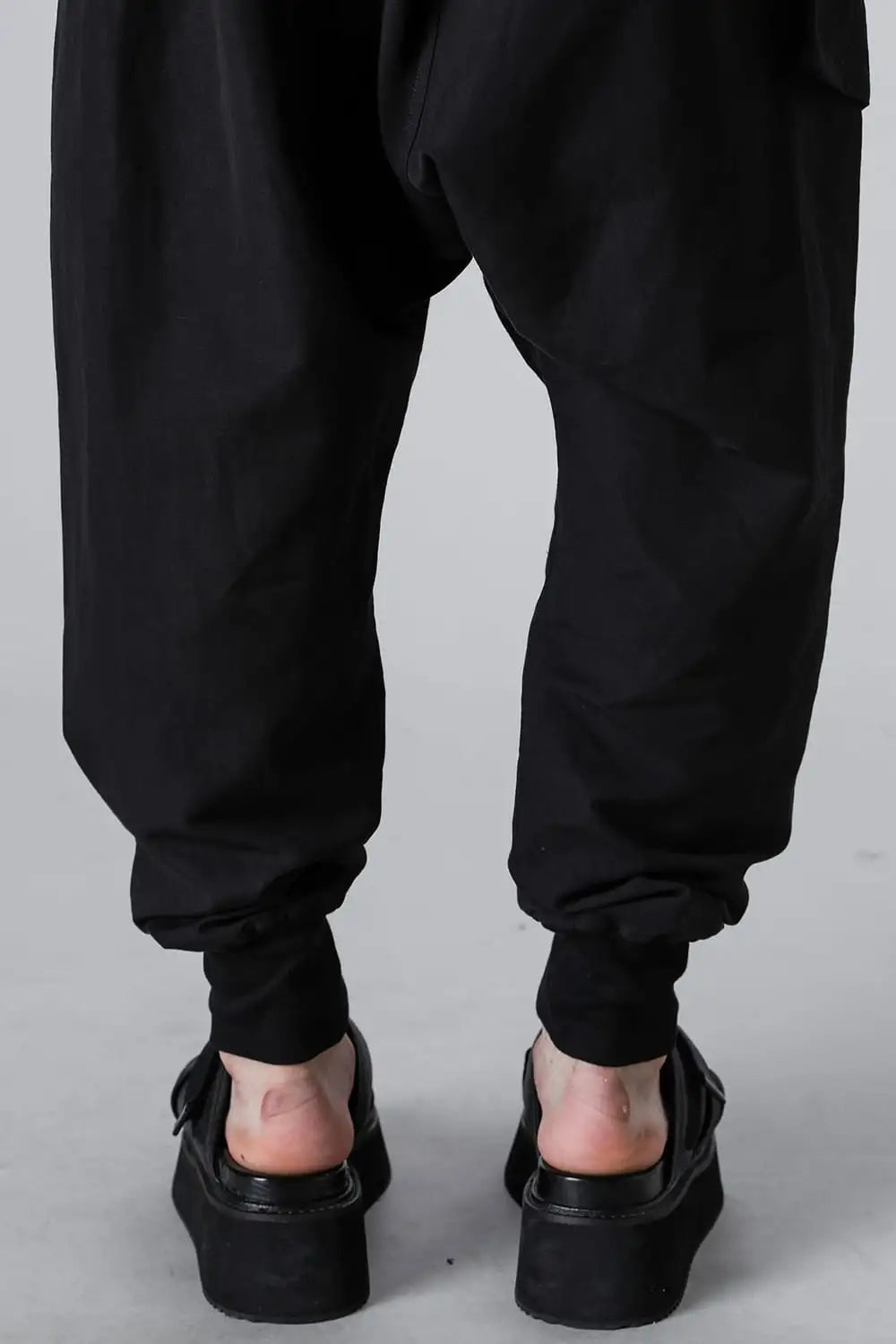 Cotton / Linen Poplin Cargo Crotch Pants