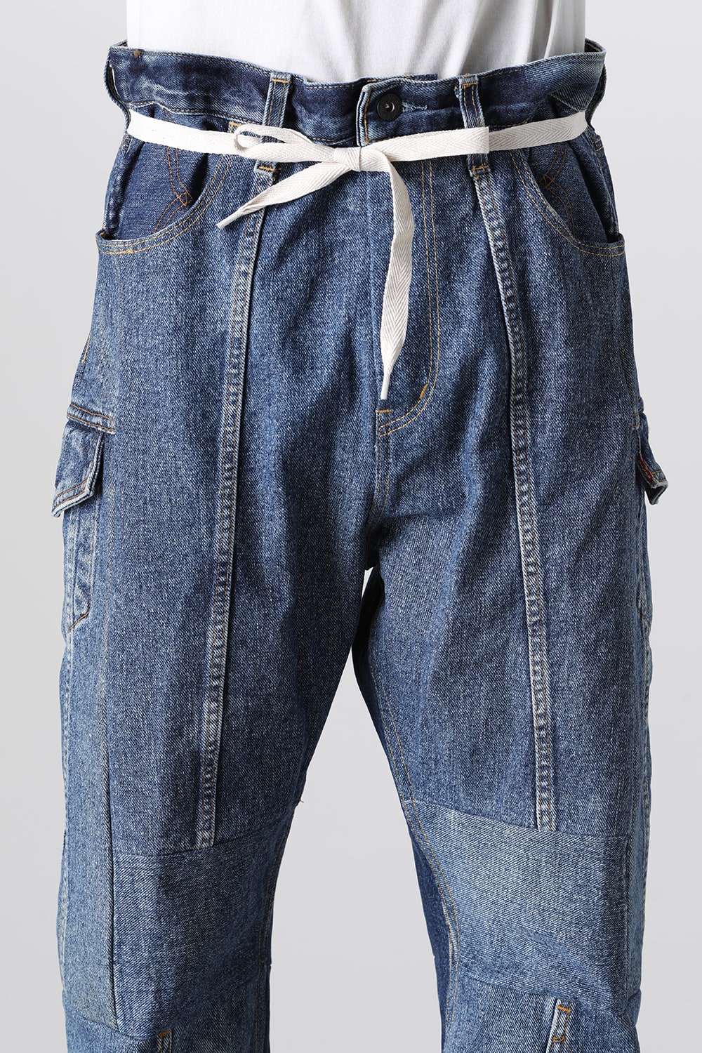 Denim Cargo Pants - L3