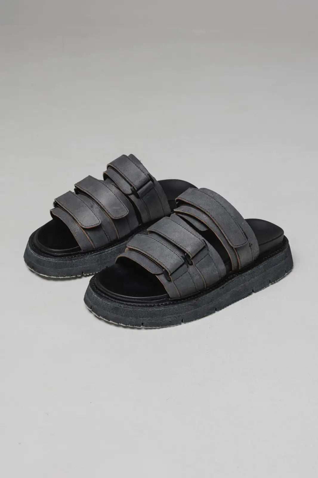 Sandals calf leather Blue Reverse