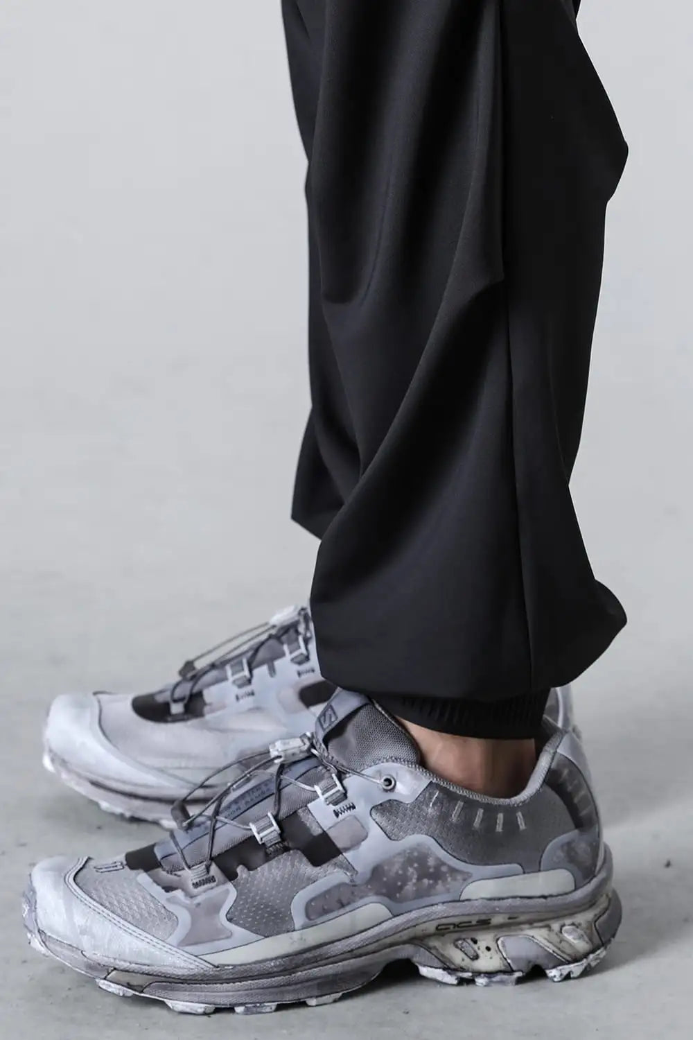 Jogger pants hybrid yarn jersey