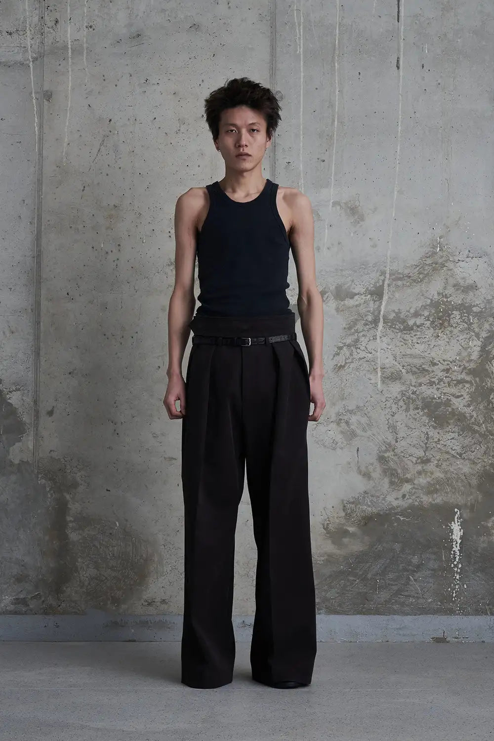 ライヒ プリーテッド トラウザーズ