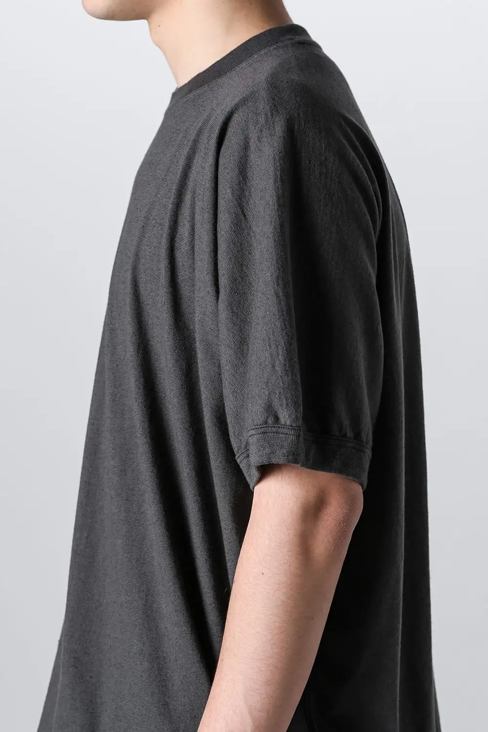 BASIC TEE Cotton Hemp Jersey BLACK