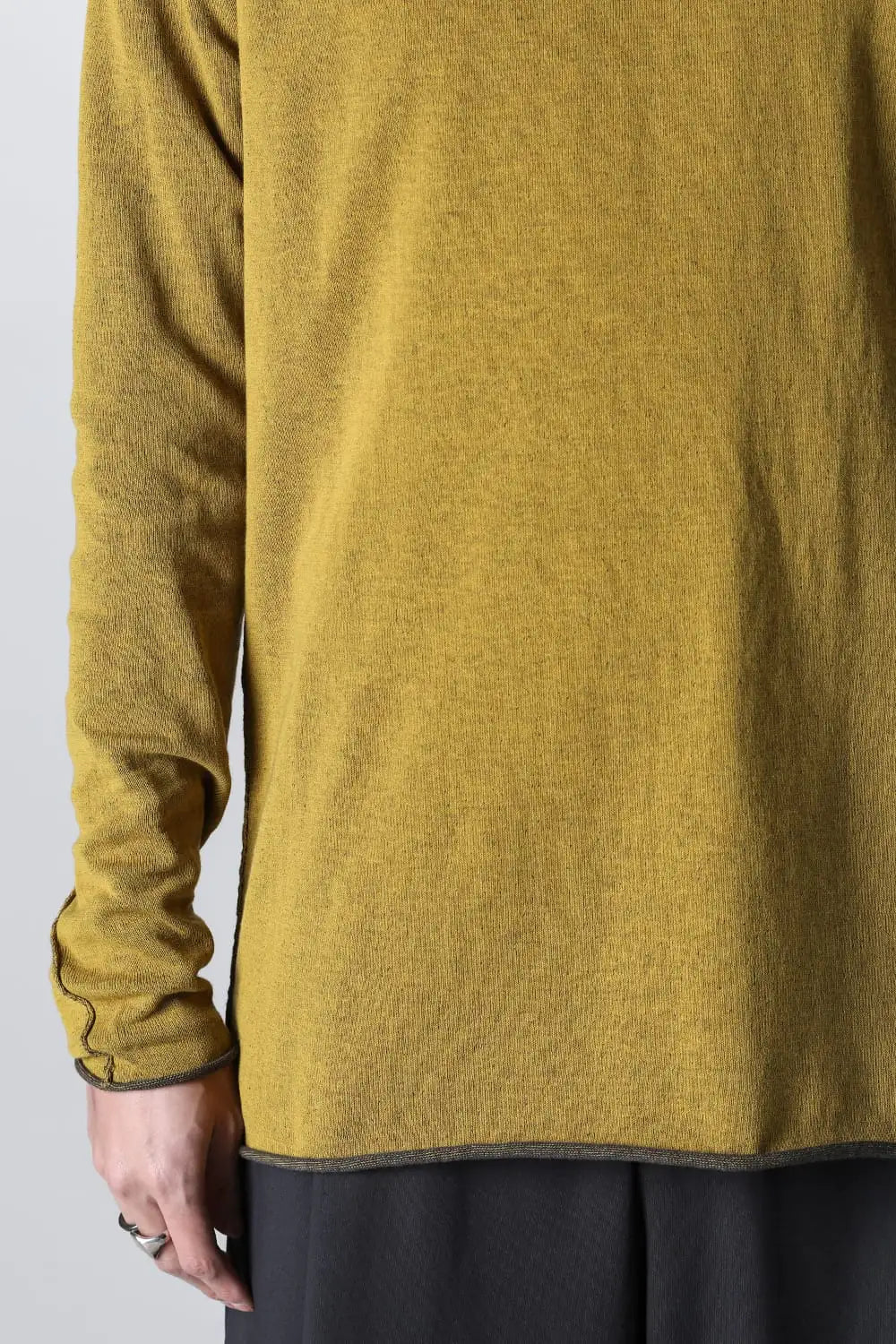 ロングスリーブハイツイストコットン Yellow