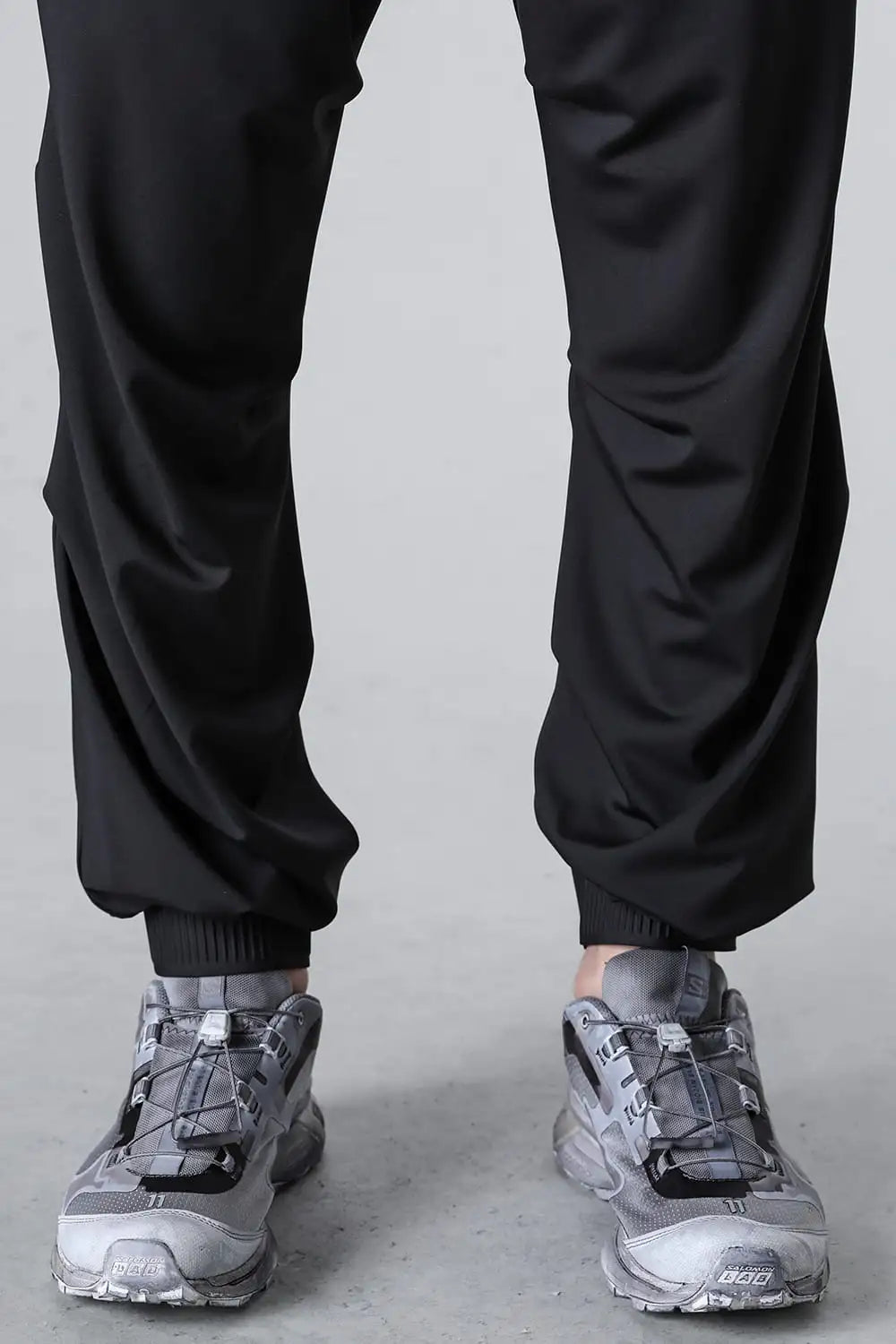 Jogger pants hybrid yarn jersey