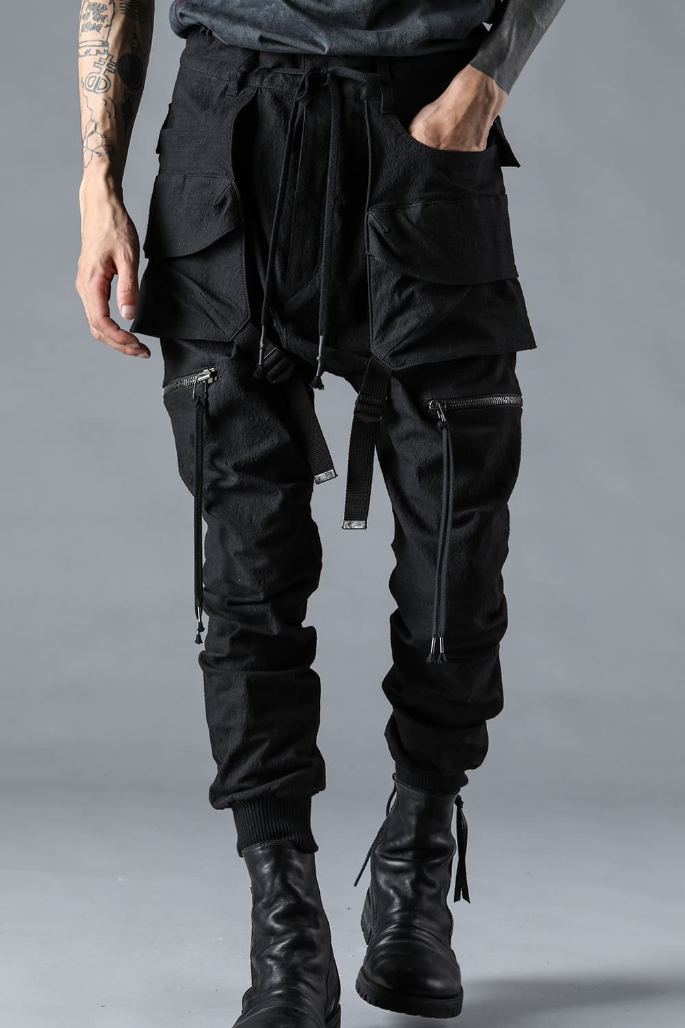 Cotton Stretch Ripstop Hanging Pocket Slim Jogger Pants