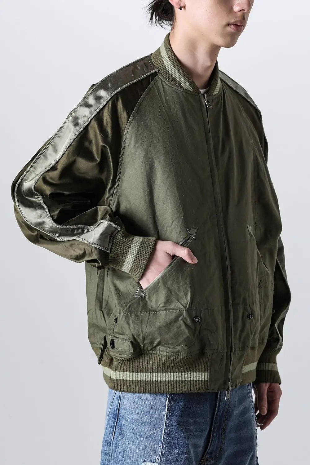 Nothing Reversible Souvenir Jacket Khaki/Black