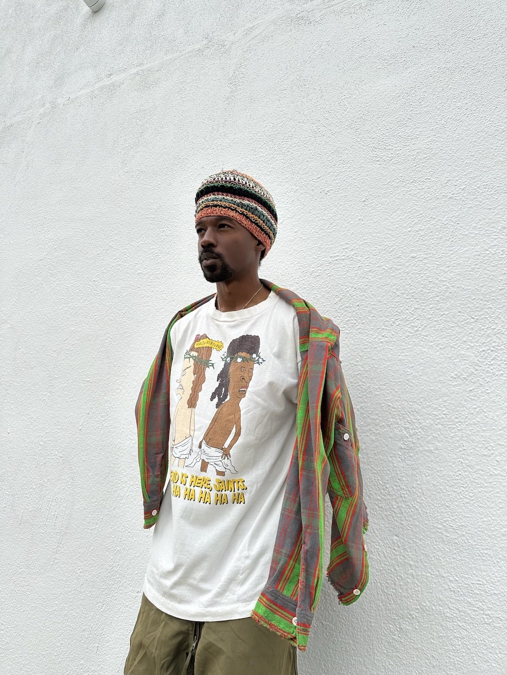 DENIM TEARS × ©SAINT M×××××× HLY&VIRTS Short sleeve T-shirt