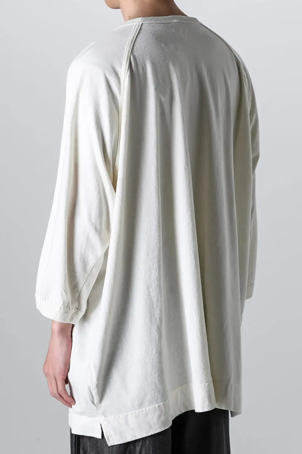 3/4SLEEVE HENLEY Cotton Hemp Jersey KINARI