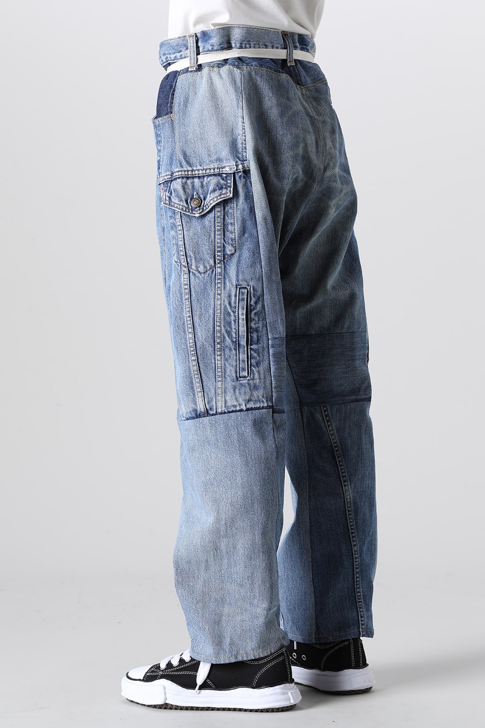 Denim Cargo Pants - L2