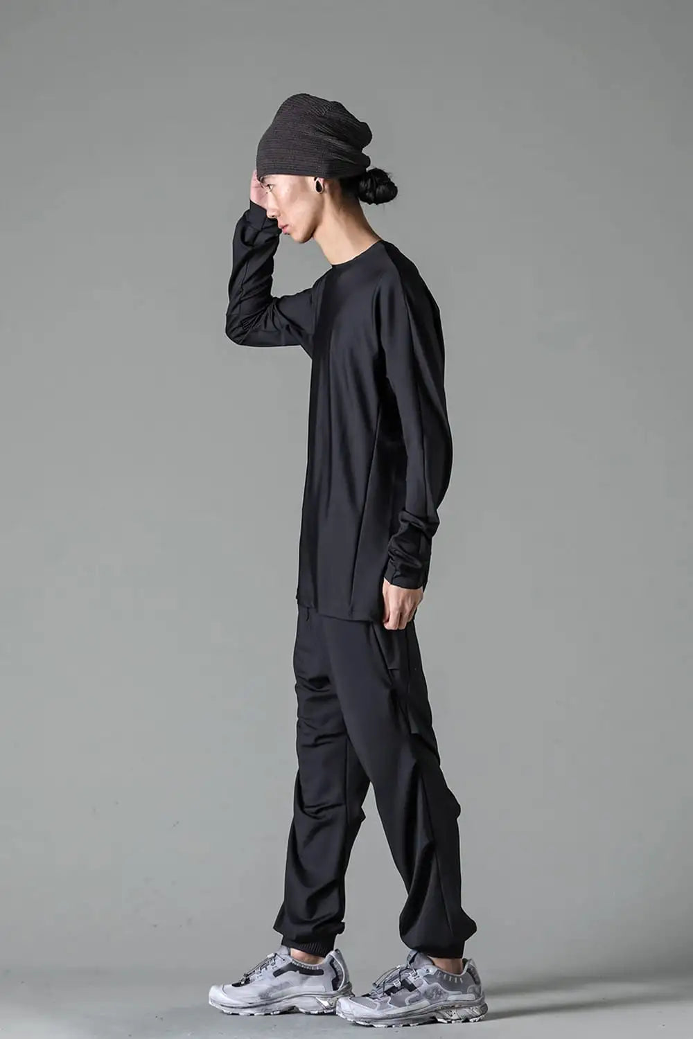 ロングスリーブ ハイブリット ヤーン ジャージー