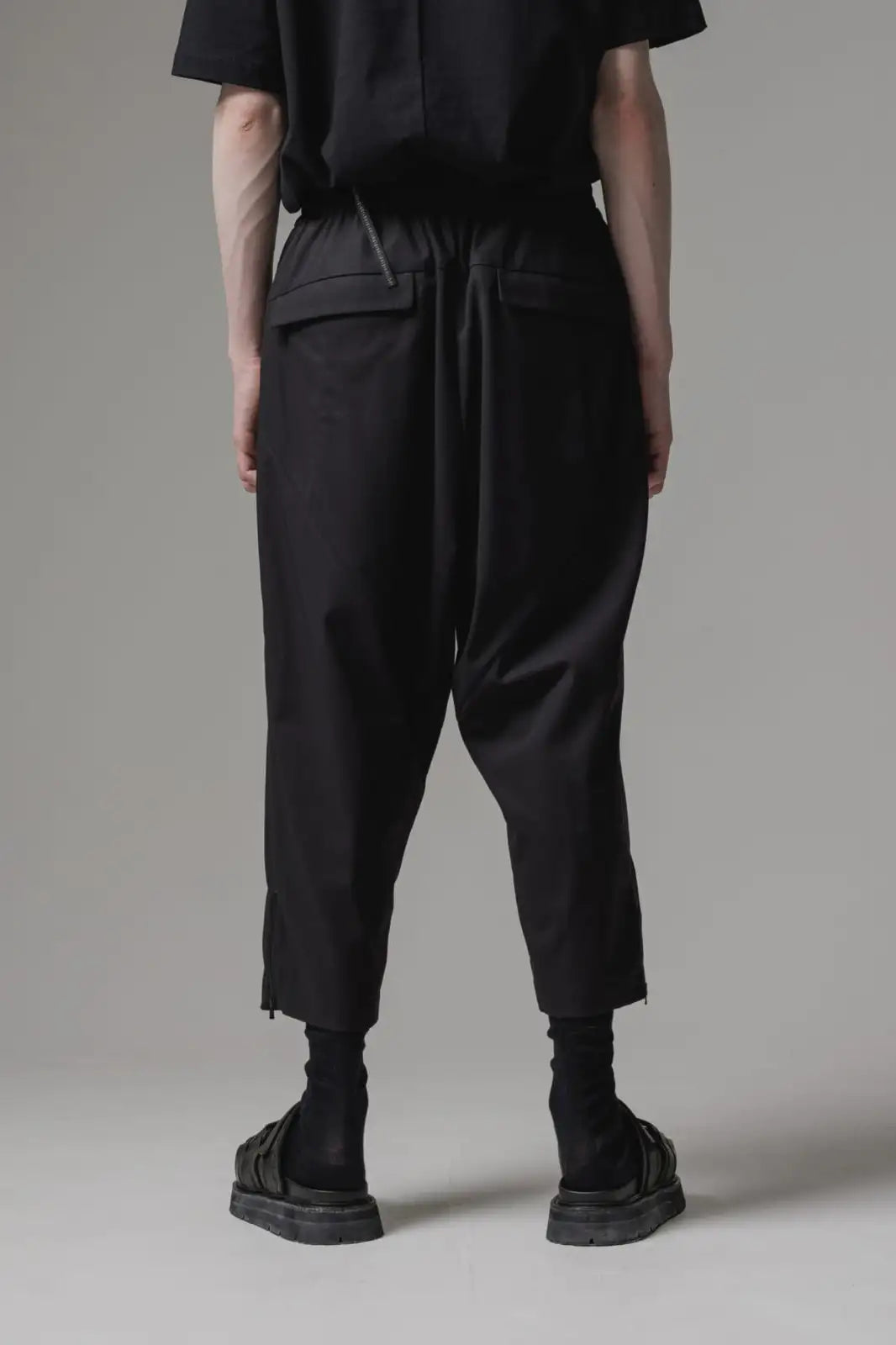 ドロップクロッチパンツ 60/2 コットン ギャバジン