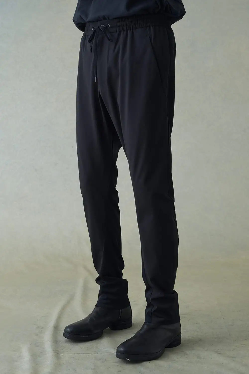 Slim pants water repellent polyester