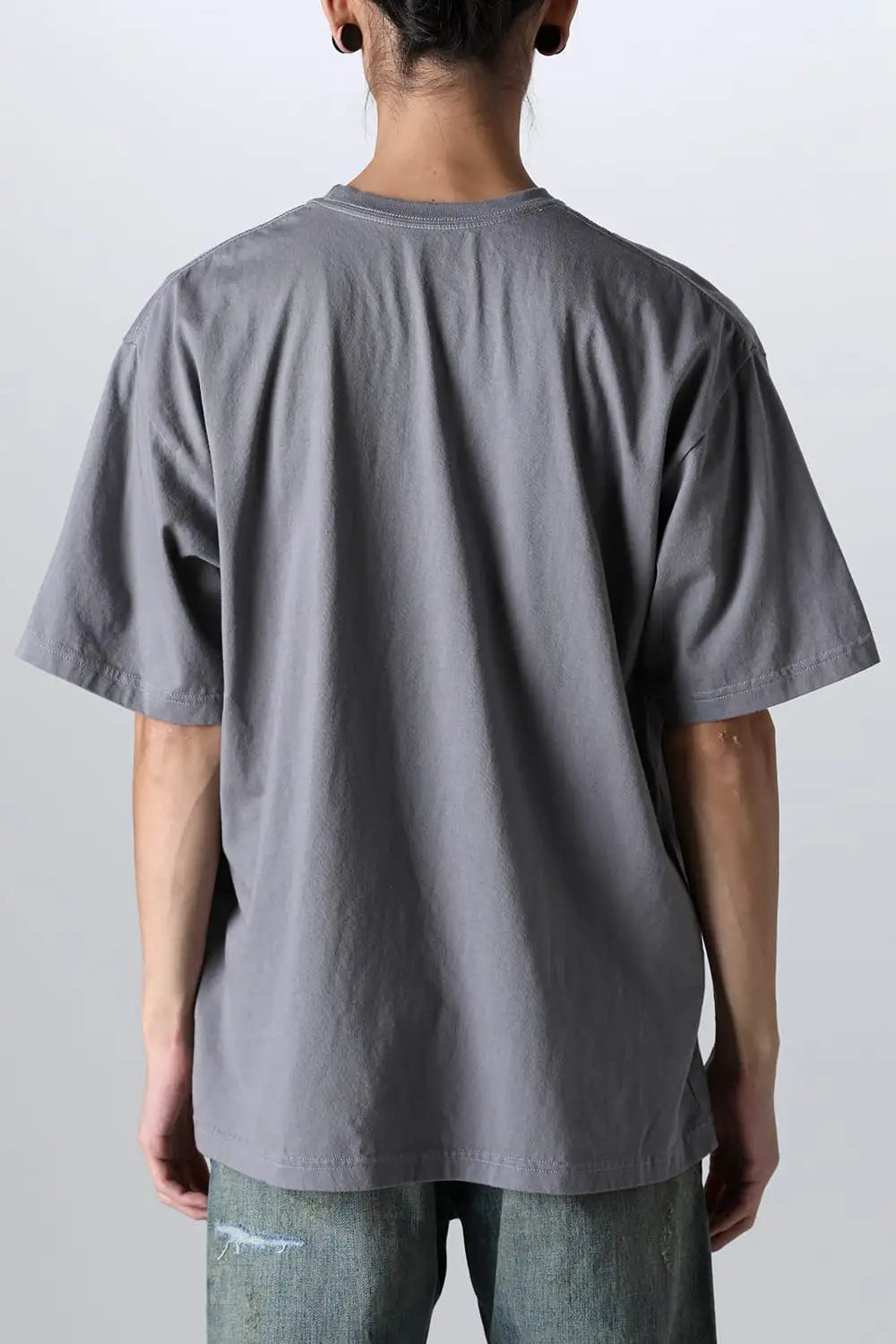 NEIGHBORHOOD x Yohji Yamamoto Print Short Sleeve T-Shirt Gray
