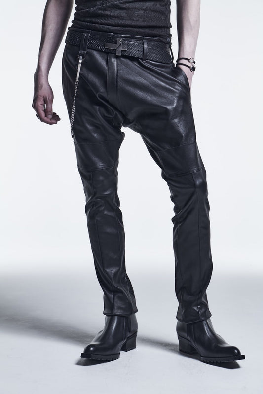Leather Saruel Pants