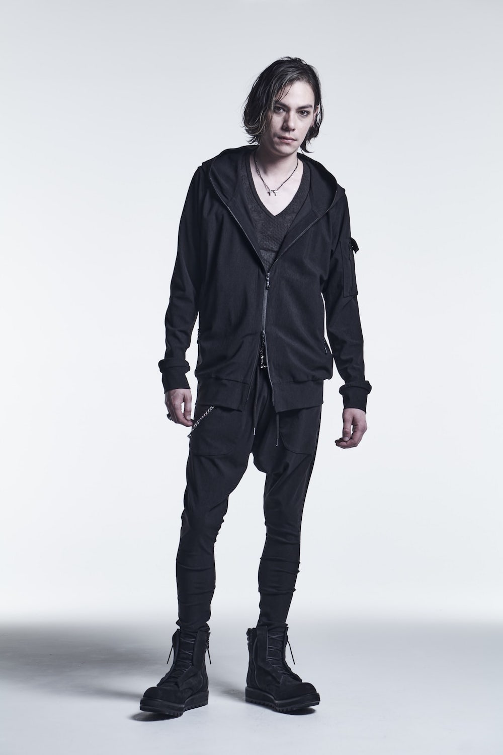 Saruel Pants Black/Black Print