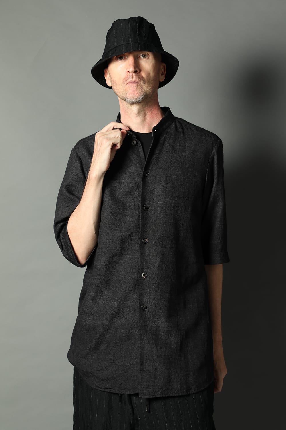 Short sleeve shirt wild silk