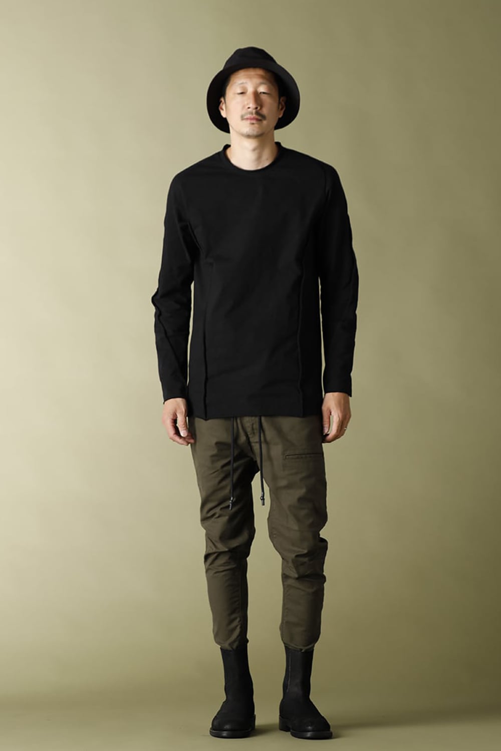 CROPPED SLIM EASY Khaki