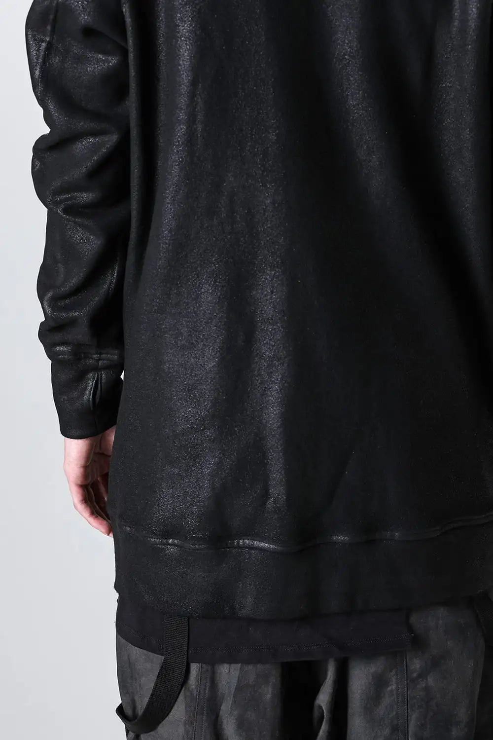 Untwisted Fleece-Lined Coating Hooded Jacket