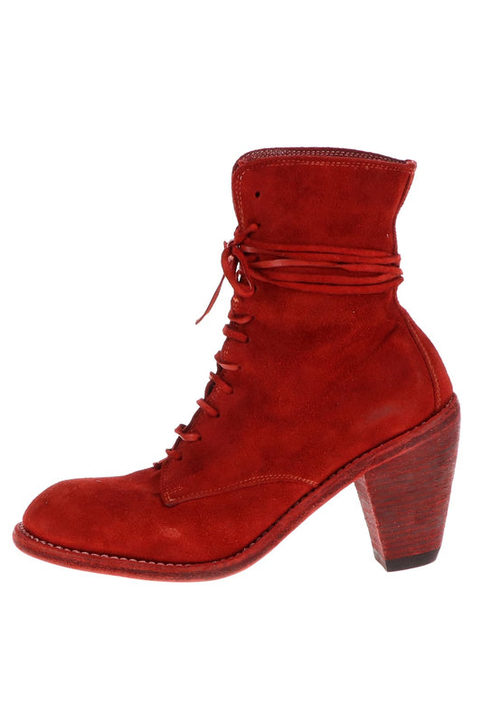 3005 - High Heel Laced Up Boots